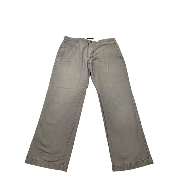 Banana Republic Other - Banana Republic Mens Gavin Pants 35x28 Khaki Organic Cotton Business Office Wear